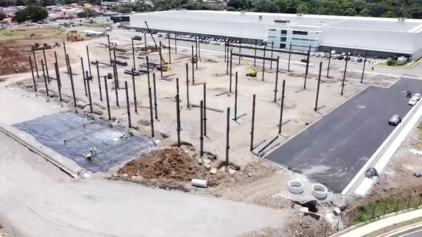 Vista del proyecto Bodegón de la Cerámica, Ruta 1 Alajuela